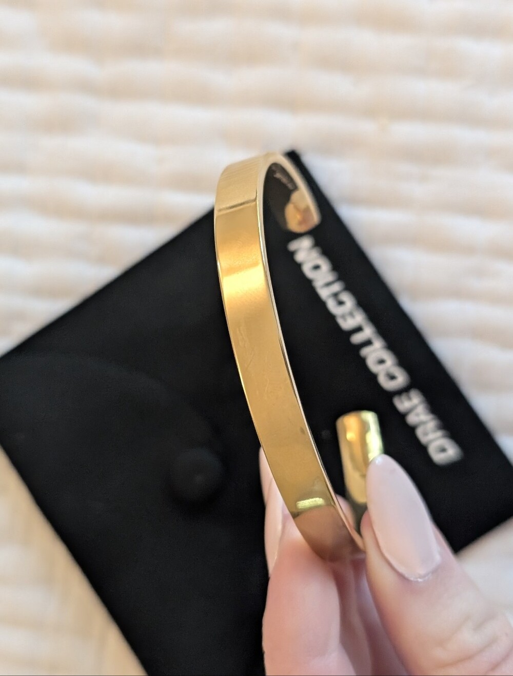 Gold Plated Open Cuff Bracelet